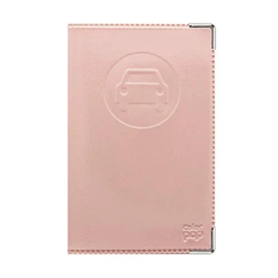 Afbeelding van Color Pop® Papierhouder voor auto, jonge bestuurder, gemaakt in Frankrijk, van pvc, alle toegelaten, 13,8 x 9 0,5 cm, Roze, Klassiek