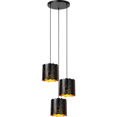 Afbeelding van Lucide ALMELO Hanglamp 3xE27 Zwart