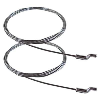 Afbeelding van cyclingcolors 2 x universele flexibele kabel grasmaaier met Z kop, 1,9 m, helmstok, verzinkt staal, gasbesturing