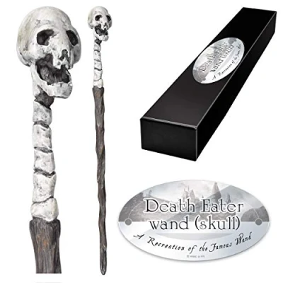 Afbeelding van Noble Collection Harry Potter Death Eater / Dooddoener (skull) Toverstaf Toverstok Replica