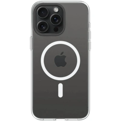Afbeelding van Apple iPhone 15 Pro Max MagSafe Hoesje Kunststof RhinoShield Hardcase/Backcover Transparant Telefoonhoesje Shockproof/Valbescherming