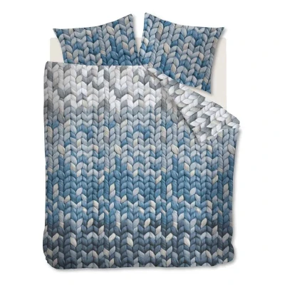 Afbeelding van Ariadne at Home Nisa Dekbedovertrek Lits jumeaux 240x200/220 cm Flanel Navy
