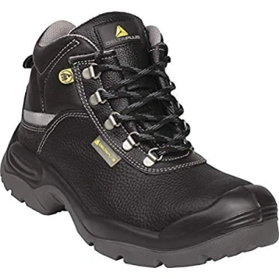 Afbeelding van Deltaplus SAUL2ES3NO46 Hoogteschoenen van nerfleer, gepigmenteerd S3 Src Esd, zwart, maat 46, 46 EU