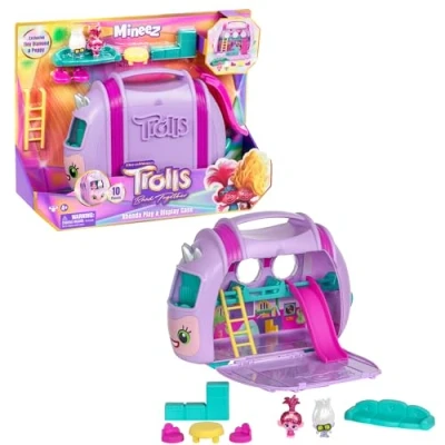 Afbeelding van DreamWorks Trolls Band Together Mineez 10 st Rhonda Play &amp; Display Case Amazon Exclusief