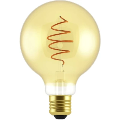 Afbeelding van Nordlux 2080182758 LED lamp Energielabel A (A++ E) E27 Bol 5 W Goud (Ø x l) 95 mm 140 Dimbaar 1 stuk(s)