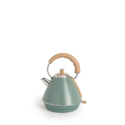 Afbeelding van CREATE Waterkoker Retro 1200 Watt 1 Liter RVS BPA vrij Elektrisch Antikalk Sage Kettle M