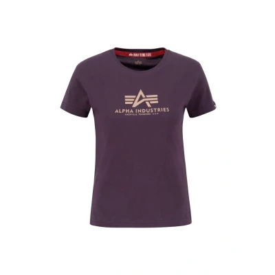 Afbeelding van Alpha Industries NEW Tshirt print, Dames, Maat: XS, Plum