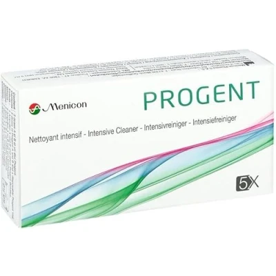 Afbeelding van Menicon Progent SP contactlenzen intensieve reiniger elk 5 ampullen A+B + container (5x)
