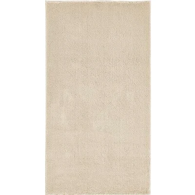 Afbeelding van andiamo Arezzo Vloerkleed, wasbaar, voor woonkamer, eetkamer, onderhoudsvriendelijk, elegant, gezellig woonkamertapijt, bonttapijt, effen, 80 x 200 cm, crème