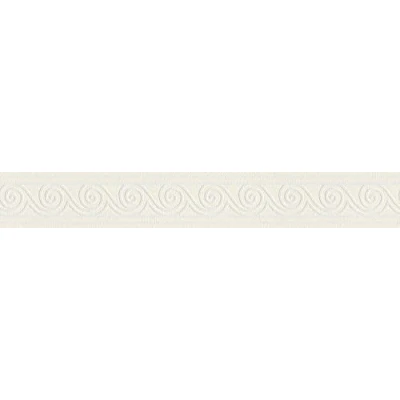 Afbeelding van GRAFISCHE BEHANGRAND Zelfklevend wit zilver glitter A.S. Création Only Borders 11