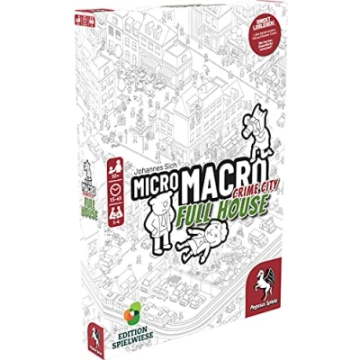 Afbeelding van Pegasus Spiele 59061G MicroMacro Crime City 2 Full House, veelkleurig, kleurrijk [Duitse versie]
