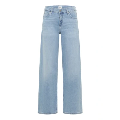 Afbeelding van Mustang Style Medley WIDE LEG Relaxed fit jeans, Dames, Maat: 30x30, Blau
