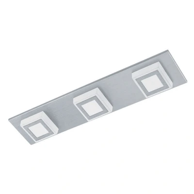 Afbeelding van EGLOÂ MasianoÂ Â PlafondlampÂ LEDÂ Aluminium GeborsteldÂ Gesatineerd