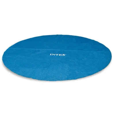 Afbeelding van Intex Zwembad Solar Zomerkleed Ø305 cm Rond Noppenfolie Isolerend Verwarmend Drijvend op het Zwembadwater Accessoires Blauw