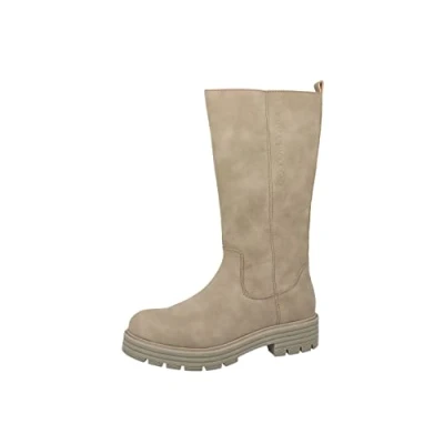 Afbeelding van TOM Tailor Plateaulaarzen, Dames, Maat: 39, Fango Pu