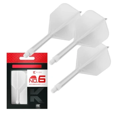 Afbeelding van TARGET K FLEX WHITE NO6 DART FLIGHTS/SHAFTS INTERMEDIATE