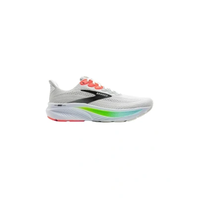Afbeelding van Brooks Ghost Hardloopschoenen voor op de weg, Heren, Maat: 44, White pink clay gecko Textiel