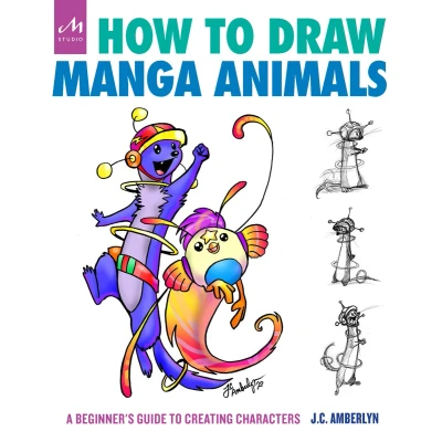 Afbeelding van How to Draw Manga Animals: A Beginner&#039;s Guide Creating Characters