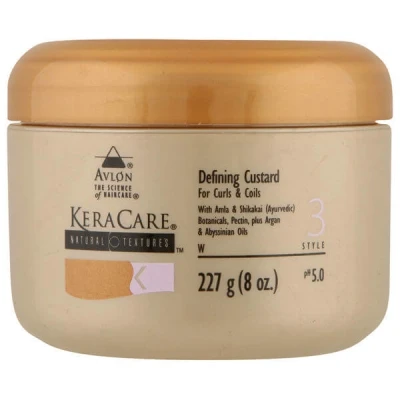 Afbeelding van KeraCare Natural Textures Curl Defining Custard 227gr. haargel