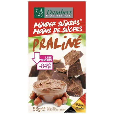 Afbeelding van Damhert Chocoladetablet praline 85 g