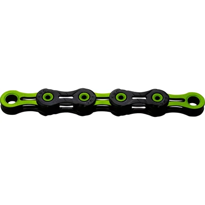 Afbeelding van KMC Ketting 1/2 11/128 116 10V DLC10 zwart/groen