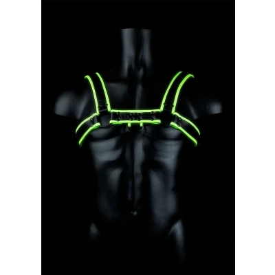 Afbeelding van Chest Bulldog Harness Glow in the Dark S/M