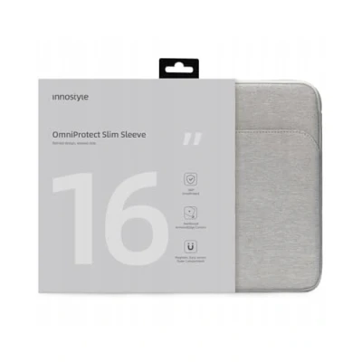 Afbeelding van Innostyle® Omniprotect Slim Laptoptas 16&quot; Waterdichte Grijs