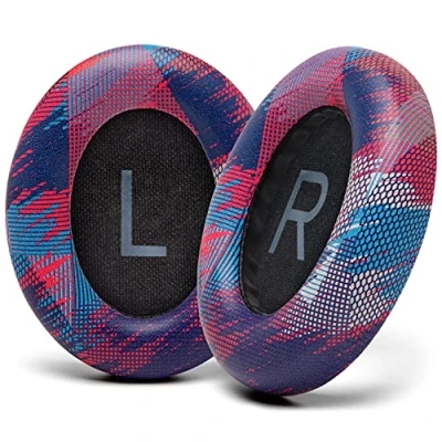 Afbeelding van WC Wicked Cushions Opgewaardeerde Vervangende Oorkussens voor Bose 700 Noise Cancelling Hoofdtelefoon (NC700) Zachter PU Leer, Luxe Geheugenschuim, Toegevoegd Dikte, Extra Duurzame (Speed Racer)