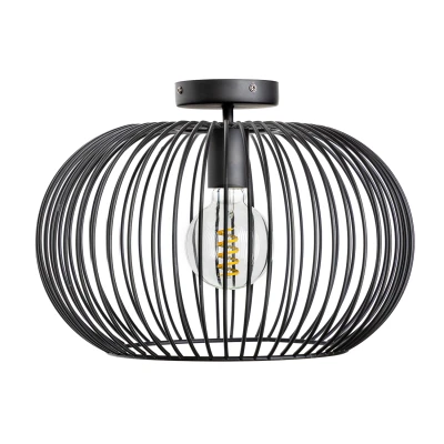 Afbeelding van ETH Plafondlamp Wire 2.0 Zwart 40 cm