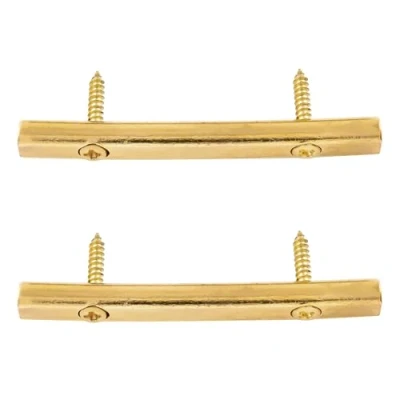 Afbeelding van Musiclily Messing Gitaar String Retainer Bar Snaargeleider voor Floyd Rose Tremolo System Elektrische Gitaar,Goud (2 Stuks)