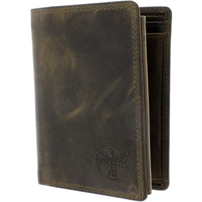 Afbeelding van CHIEMSEE Leren Portemonnee Dalian Wallet With Flap Green Groene