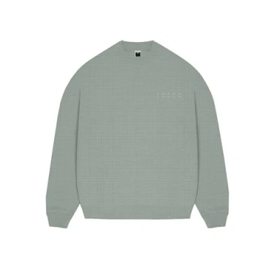 Afbeelding van Jack &amp; Jones Trui Jcopacer Structure Crew Neck Smu 12279683 Aqua Gray Mannen Maat M