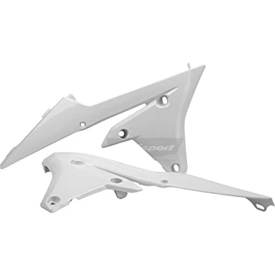 Afbeelding van Polisport Radiateurkappen Yamaha WR250F YZ250FX 2015 2019 WR450F 2018 2020 YZ250F 2014 YZ450F 2017 Wit