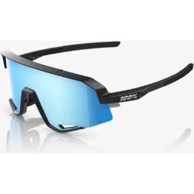Afbeelding van 100% Slendale Matte Black/ Blue Multilayer Mirror 60057 00003