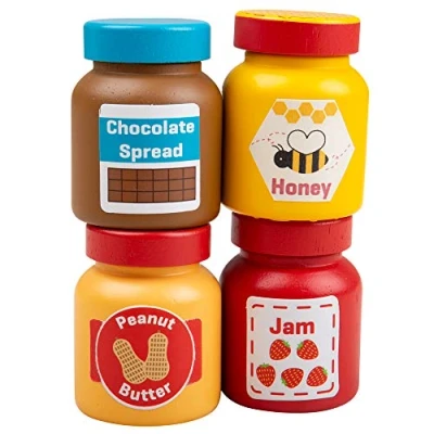 Afbeelding van Bigjigs JARS Spreads Speelgoedkeukentje voor kinderen, Maat: One Size, Multi coloured