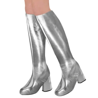 Afbeelding van Paar &quot;SILVER BOOT TOPS&quot;