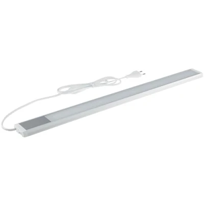 Afbeelding van Striscia luminosa sottopensile LED 60cm 10W 1280 lumen 230V Cavo 1,5m con interruttore illuminazione piano di lavoro cucina 1 pezzo luce bianco caldo