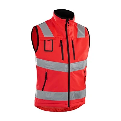 Afbeelding van Blaklader Softshell vest High Vis 3049 2517 Rood