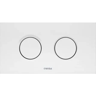 Afbeelding van WISA Juno bedieningsplaat kunststof pneumatisch met dualflush voor XT