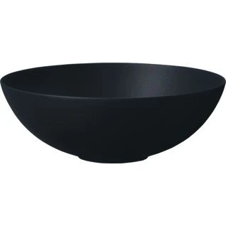 Afbeelding van Looox waskom rond lxbxh 30x30x13cm mat zwart wwk30mz