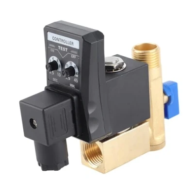 Afbeelding van Automatisch afvoerventiel G1 / 2 DN15 elektronisch voor condensatie van de luchtcompressor (AC230V)