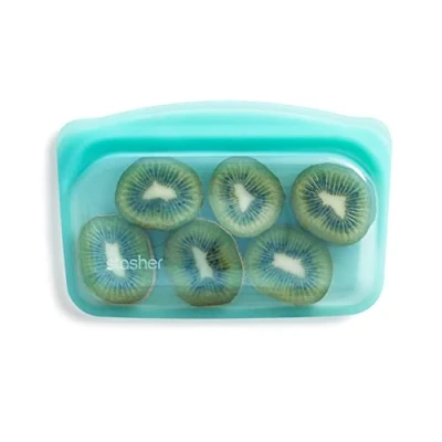 Afbeelding van Stasher Snack Vershoudzak 355 ml Siliconen Blauw