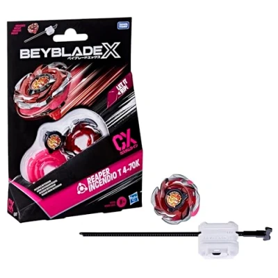Afbeelding van Beyblade X Starter Kit Reaper Fire T 4 70K CX met top en launcher