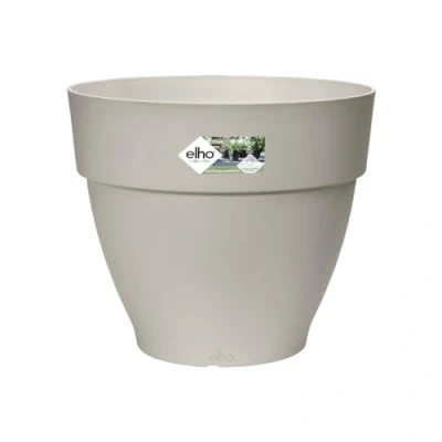 Afbeelding van Elho Vibia Campana Rond 20 Bloempot voor Buiten Ø 19.5 x H 16.8 cm Zijdewit