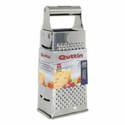 Afbeelding van Vierkante Multifunctionele Rasp Quttin (22 x 9,5 7 cm) Kaasrasp RVS