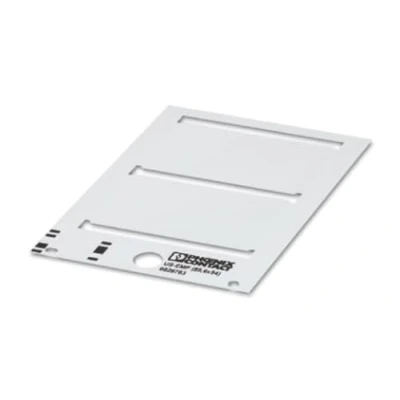 Afbeelding van Phoenix Contact 0828858 US EMP (60X30) YE Apparaatmarkering Montagemethode: Vastklemmen Markeringsvlak: 60 x 30 mm Geel Aantal markeringen: 40 10 katernen