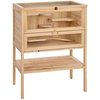 Afbeelding van tectake Hamsterkooi 60 x 40 80 cm 403246