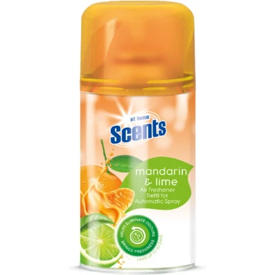 Afbeelding van 6x At Home Automatische Spray Navulling Mandarijn en Limoen 250 ml