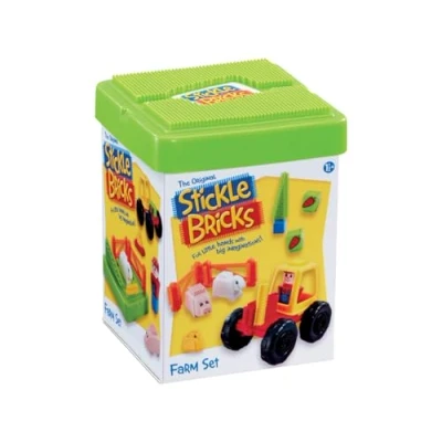 Afbeelding van Stickle Bricks TCK05000 Hasbro Farm Construction Set,16 x 16 21 cm