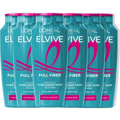 Afbeelding van 6x L&#039;Oréal Elvive Full Fiber Shampoo 250 ml